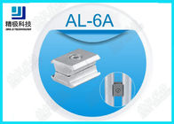 Alloy Parallel Pipe Fitting Aluminum Tubing Joints For Working table , Surface Oxidation AL-6A