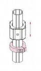 Die Casting อุปกรณ์เชื่อมท่ออลูมิเนียมยืดหยุ่น 6063-T5 AL-31