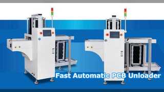 SMT PCB คอลเลกชันแผงวงจรที่มีประสิทธิภาพ Unloader อัตโนมัติ