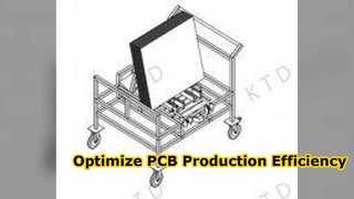 KUTED Stack Pin Trolley การขนส่งวัสดุ PCB ที่มีประสิทธิภาพ