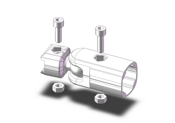Aluminum Alloy Tube Fitting Universal 180 Degree Flexible Free Connector AL-5