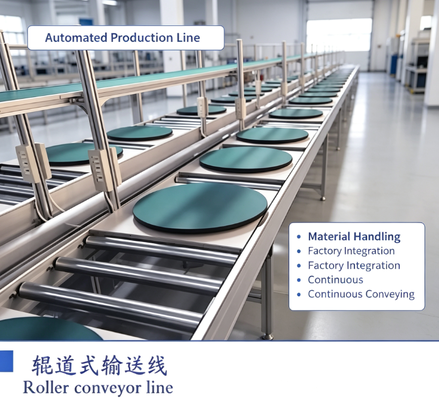 Roller Conveyor Line, Anti-static Belt Roller Assembly Conveyor for Workshop Production Line