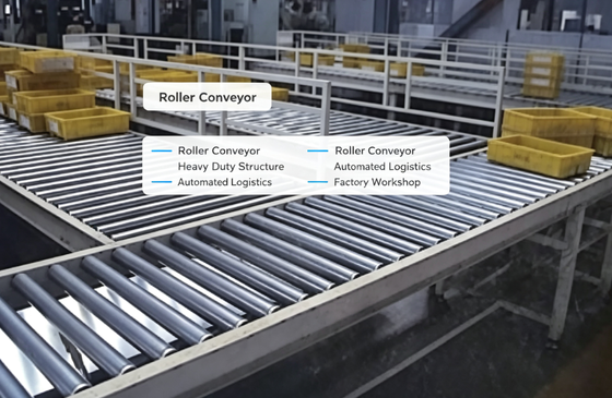Heavy Duty Gravity & Powered Roller Conveyor System