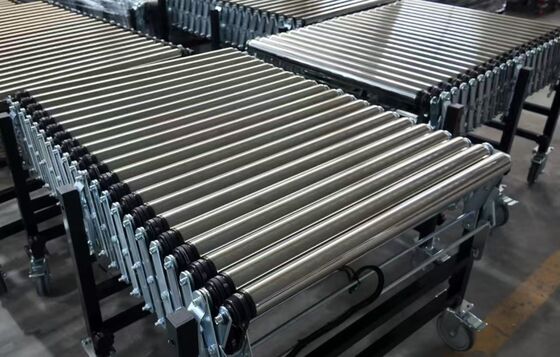 Heavy Duty Custom Stainless Steel Electric Roller Conveyor | Motorized Roller Transport Line for Industrial Material Handling