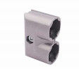 Double Hexagon Connector Aluminium Tube Joints AL-9 Andoic Oxidation Surface