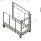 Process Solder Mask/Silk Screen Transport Trolley with 100kg Load Capacity from KUTED