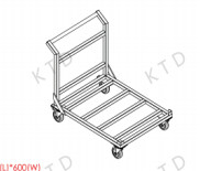 Canteen Transport Trolley for Streamlined Process and 100kg Load Capacity