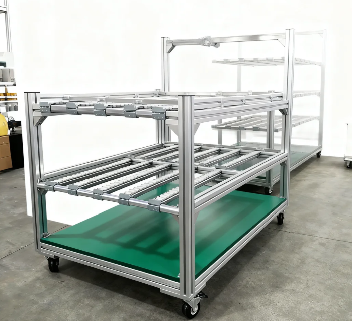 Multi-level Staggered Overload Flexible Storage Rack  Special Mobile Storage Rack For Large Quantities Of Materials Caching