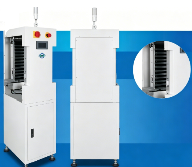 SMT PCB Conveyor อุปกรณ์พร้อมกับ PLC การควบคุมและสี HMI อินเตอร์เฟซที่ทําให้การทํางานและการสื่อสารง่ายภายใน PCB เส้นประกอบ