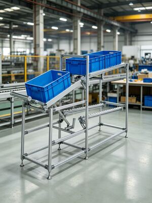 LCIA Bin Tipping Flow-Through Rack การระบายความเร็ว