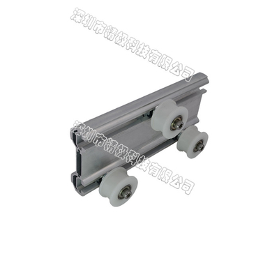 เว้าสามอลูมิเนียม Slider Silver White Pulley ตัวเชื่อมต่ออลูมิเนียมอัลลอยด์